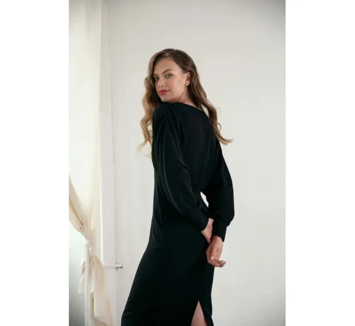 Dámske šaty v tvare morskej panny K143 čierne - Makover