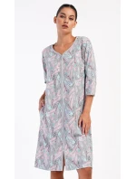 Dámske domáce šaty s trojštvrťovými rukávmi Kika