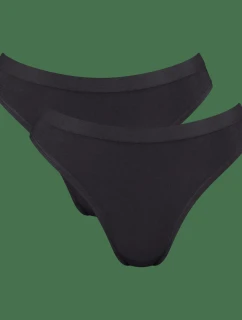 sloggi GO Sense High leg 2P - BLACK - SLOGGI BLACK - SLOGGI