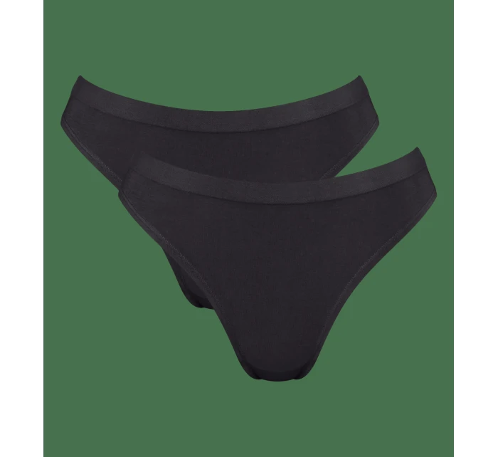 sloggi GO Sense High leg 2P - BLACK - SLOGGI BLACK - SLOGGI