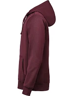 Untagged Movement OCS RCS mikina s kapucou na zips, unisex, z hrubej bavlny 66.5010, farba prune Untagged Movement OCS RCS mikina s kapucou na zips, unisex, z hrubej bavlny 66.5010, farba prune