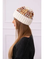Dámská čepice Iris model 18751797 ecru - K-Fashion