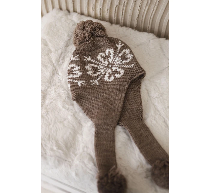 Dámske náušnice Balbina K381 cappuccino