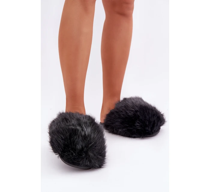 Dámské Kožené Pantofle Černé model 21681695 - Boto