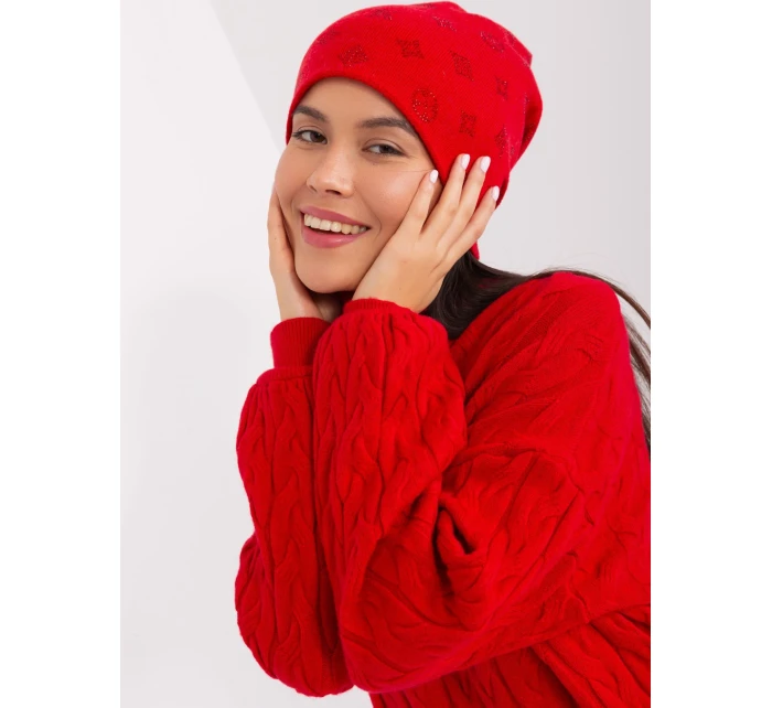 Czapka AT CZ model 19034221 czerwony - FPrice Czapka AT CZ model 19034221 czerwony - FPrice