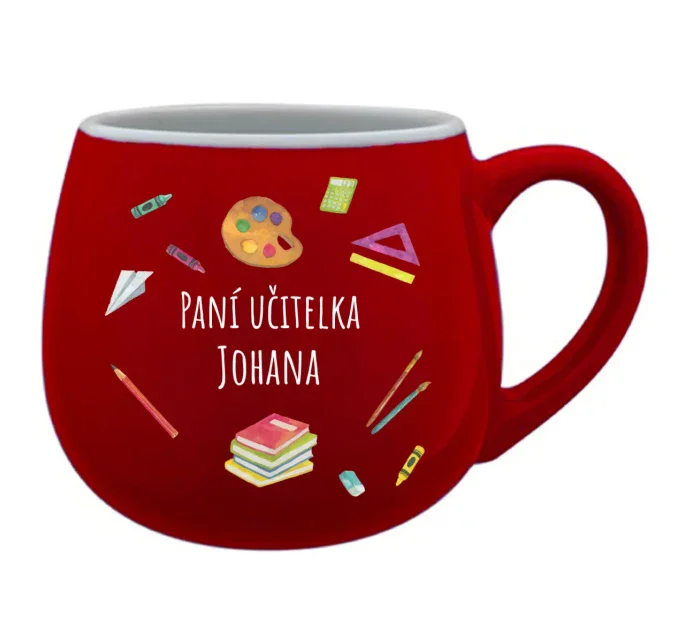 Personalizovaný keramický hrníček pro paní učitelku/pana učitele (pomůcky)