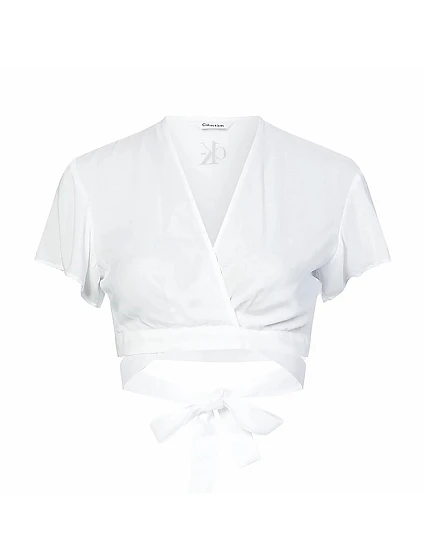 Top s jednou kravatou KW0KW01775-YCD - Calvin Klein