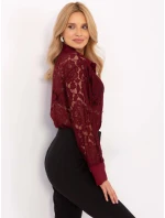 Dámska košeľa MI KS shirt C243.18 Bordeaux - FPrice