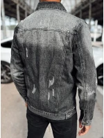 Pánská džínová bunda černá model 21978848 - Dstreet