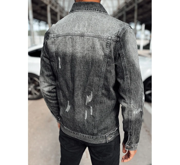 Pánská džínová bunda černá model 21978848 - Dstreet