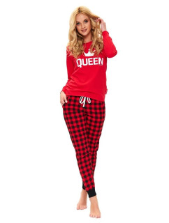 Dámske pyžamo Queen red long