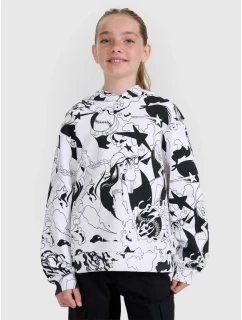 Dívčí tričko oversize s potiskem 4F model 21816830