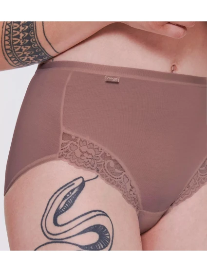 Dámske nohavičky Romance Maxi - CACAO - hnedá 1141 - SLOGGI Dámske nohavičky Romance Maxi - CACAO - hnedá 1141 - SLOGGI