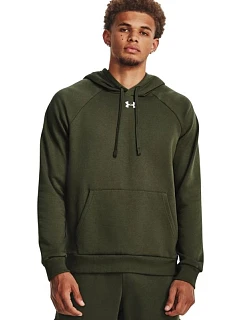 Pánska mikina Under Armour Rival Fleece Hoodie, olivová, 1379757, 390, XL
