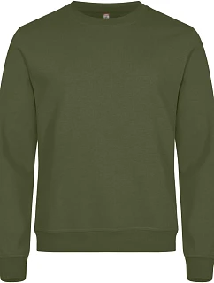 Mikina Clique Miami Roundneck Unisex 67.1030 armádna zelená