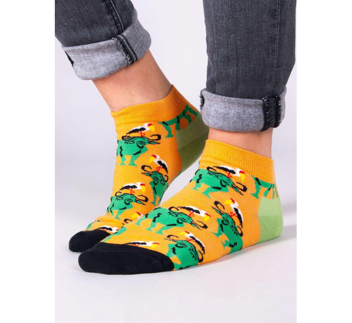 Yoclub Členkové vtipné bavlnené ponožky Vzory Farby SKS-0086U-B200 Viacfarebné