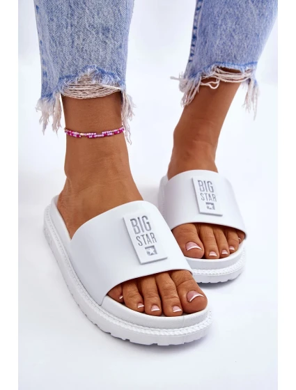 Dámské pantofle Big Star model 19994117 Bílé - Big Star Shoes
