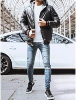 Pánská oboustranná zimní bunda šedá Dstreet model 21965468 - FashionStreet