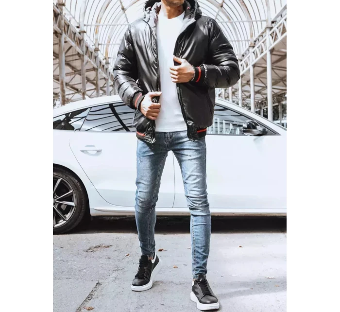 Pánská oboustranná zimní bunda šedá Dstreet model 21965468 - FashionStreet