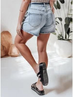 Dámské džínové šortky s páskem  modré Dstreet model 21987617 - FashionStreet