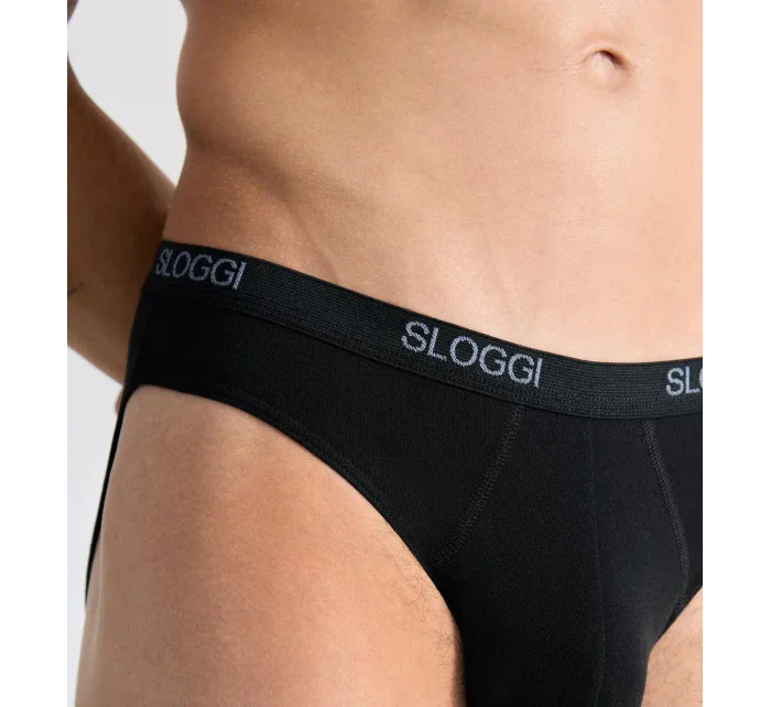 Pánske slipy sloggi men Basic Mini - čierne - SLOGGI Pánske slipy sloggi men Basic Mini - čierne - SLOGGI