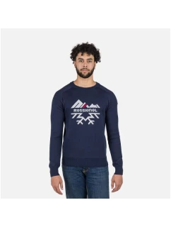 Rossignol Alpine Half Zip Sweater námořnická modrá