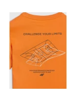 Chlapčenské tričko s potlačou 4F 4FJWAW25TTSHM2415-70S