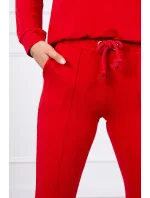 Červená tepláková súprava