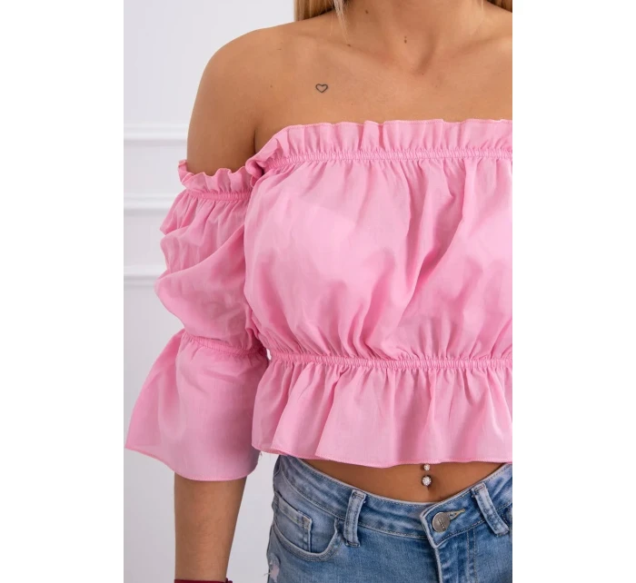 Halenka ve světle růžové barvě Halenka ve světle růžové barvě