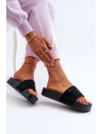 Dámské sandály na platformě z semiše Big Star model 21655540 černé - Big Star Shoes