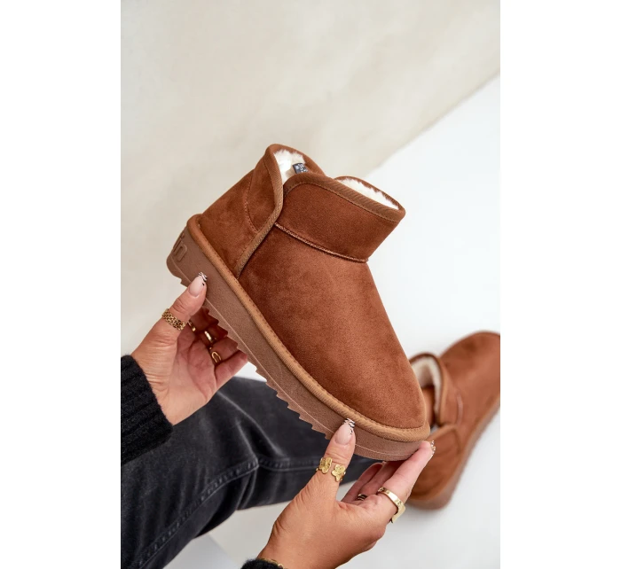 Śniegowce Na Platformie Damskie D.Franklin DFSH370010 Brązowe Śniegowce Na Platformie Damskie D.Franklin DFSH370010 Brązowe