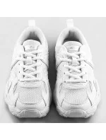 Biele dámske šnurovacie športové topánky (AW100001-02)
