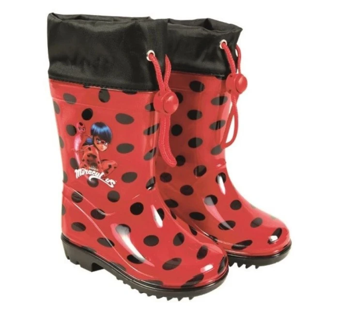 Perletti Miraculous Lady Bug Jr 98312 wellingtons Perletti Miraculous Lady Bug Jr 98312 wellingtons
