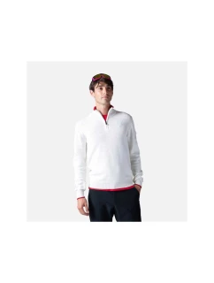 Rossignol Stripe 1/2 Zip Knit Sweater white