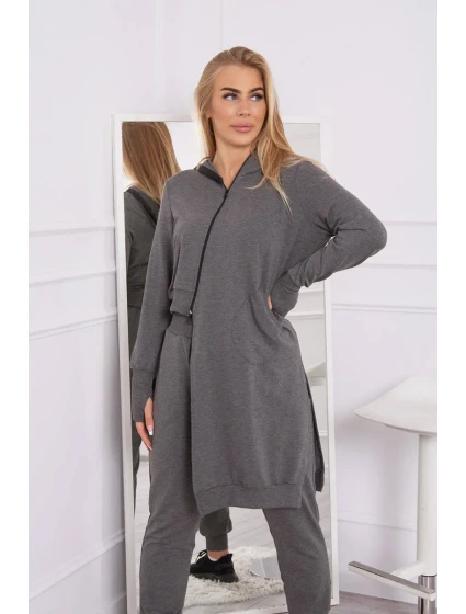 Sada s delší grafitová model 18749180 - K-Fashion Sada s delší grafitová model 18749180 - K-Fashion