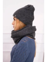 Dámská souprava s mohérem Pearl model 22103997 graphite - K-Fashion