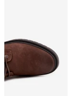 Semišové Zateplené Kotníkové Boty Na Zip Big Star model 21706081 Hnědé - Big Star Shoes