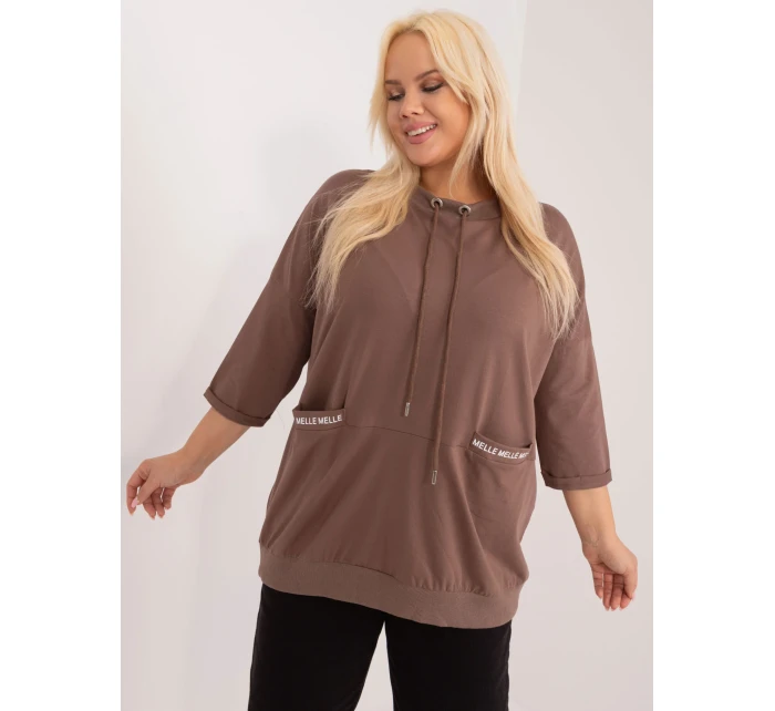 Bluzka RV BZ model 19572713 brązowy - FPrice Bluzka RV BZ model 19572713 brązowy - FPrice