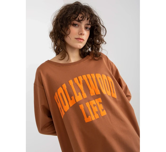 Mikina VI BL 3102.01P svetlo hnedá