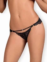 Elegantné nohavičky otvorené mixto crotchless panties - Obsessive