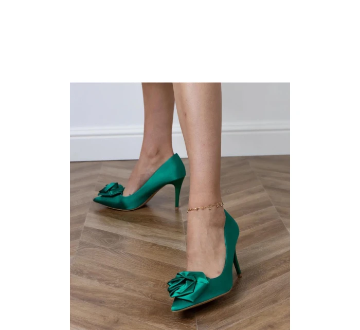 Dámske lodičky na podpätku FB-302 Green - Lovit