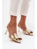 Lodičky s ihlovým podpätkom model 219821 Krok vo veľkom štýle Lodičky s ihlovým podpätkom model 219821 Krok vo veľkom štýle