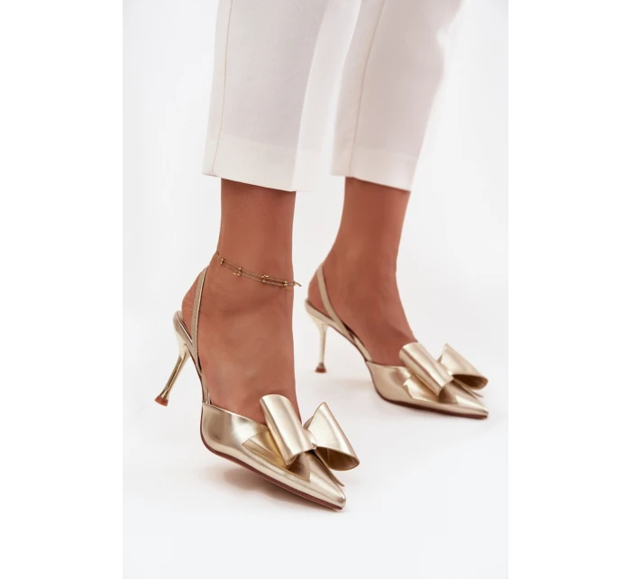 Lodičky s ihlovým podpätkom model 219821 Krok vo veľkom štýle Lodičky s ihlovým podpätkom model 219821 Krok vo veľkom štýle