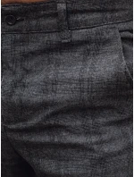 Pánske ležérne nohavice tmavosivé FashionStreet UX4399 Pánske ležérne nohavice tmavosivé FashionStreet UX4399