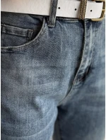 Dámské džínové kalhoty regular fit blue Dstreet model 21985292 - FashionStreet