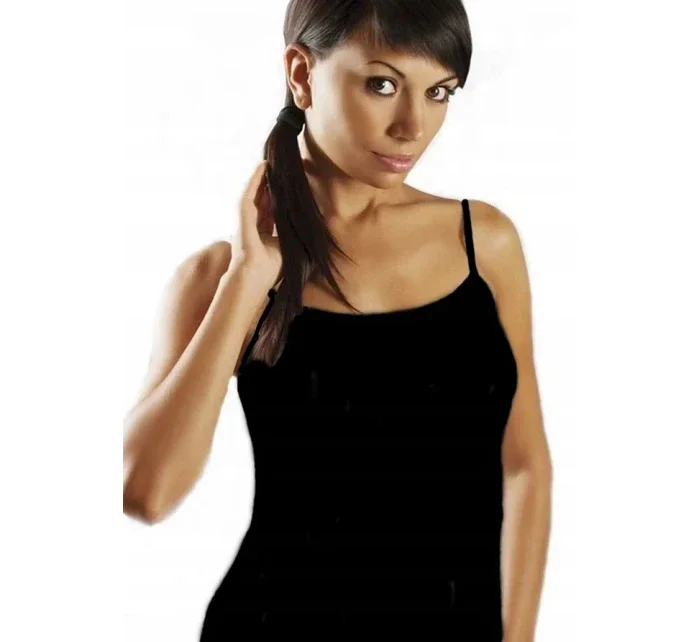 Černá dámská košilka Rita model 7457650 - Emili Černá dámská košilka Rita model 7457650 - Emili