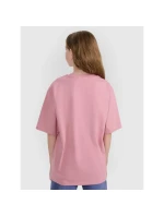 Dievčenské tričko oversize s potlačou 4F 4FJRAW25TTSHF2936-54S Dievčenské tričko oversize s potlačou 4F 4FJRAW25TTSHF2936-54S