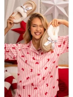 Kapcie Damskie Z Futerkiem I Kokardką Beżowe Fenella Kapcie Damskie Z Futerkiem I Kokardką Beżowe Fenella