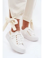 Platformové tenisky Lee Cooper LCW-26-44-4482 Bílé