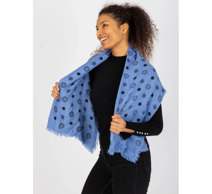 Dámský šátek AT CH tmavě modrý model 17892579 - FPrice Dámský šátek AT CH tmavě modrý model 17892579 - FPrice